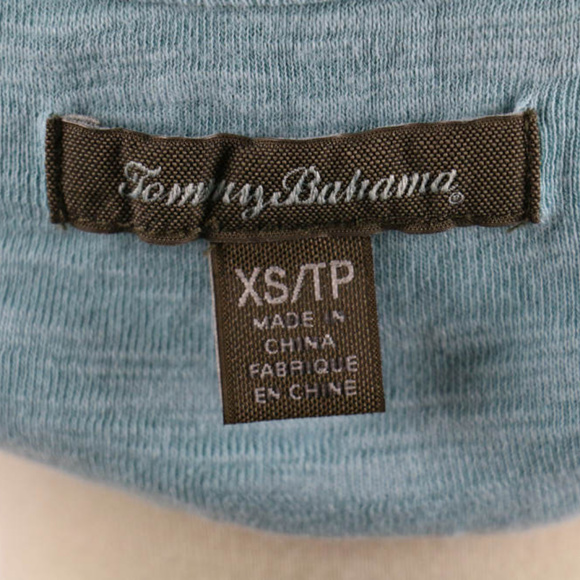 TOMMY BAHAMA BLUE DRESS XS Drawstring Sleeveless - Picture 3 of 6